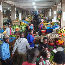 Der Marktplatz von Butare